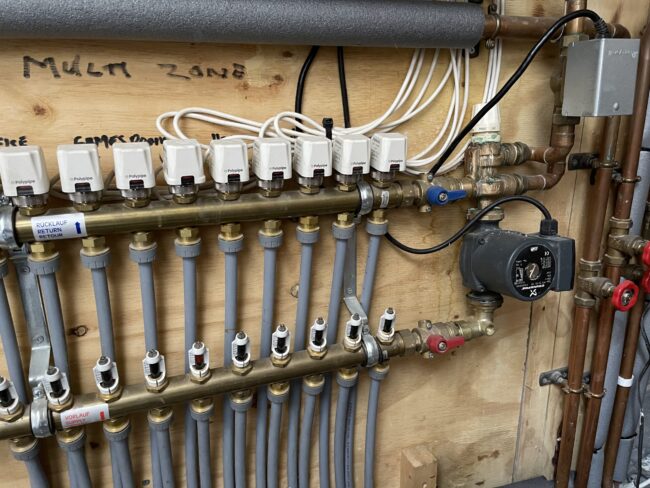 Thermal mixing valve failed and leaking replacement ordered